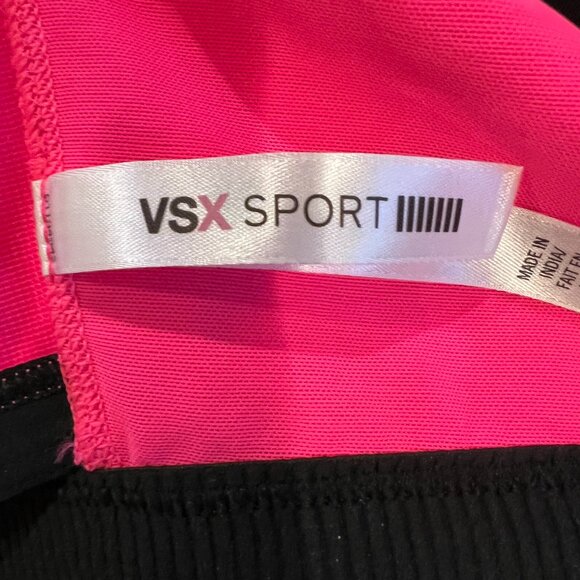 Victoria's Secret Hot Pink VSX Sport Knockout Front Close Sports Bra, Size 34DDD - Picture 14 of 16